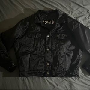 Schott Down-filled Nylon Quilted Shirt Jacket Men’s Size XXL Made USA EUC